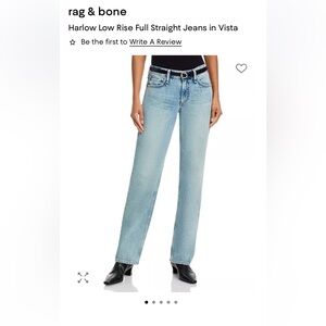 Rag & Bone Faded Blue Jeans